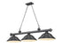 Z-Lite Cordon 3 Light Billiard in Brushed Nickel Finish Model: 2306-3BN-SBN