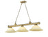Z-Lite Cordon 3 Light Billiard in Brushed Nickel Finish Model: 2306-3BN-WM16