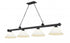 Z-Lite Cordon 4 Light Billiard in Brushed Nickel Finish Model: 2306-4BN-AMO14