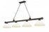 Z-Lite Cordon 4 Light Billiard in Brushed Nickel Finish Model: 2306-4BN-AMO14