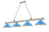 Z-Lite Cordon 4 Light Billiard in Brushed Nickel Finish Model: 2306-4BN-MEB