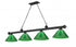 Z-Lite Cordon 4 Light Billiard in Brushed Nickel Finish Model: 2306-4BN-PGR