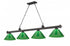 Z-Lite Cordon 4 Light Billiard in Brushed Nickel Finish Model: 2306-4BN-PGR