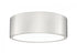 Z-Lite Coronado 1 Light Flush Mount in Brushed Nickel Finish Model: 1017F12-BN-LED