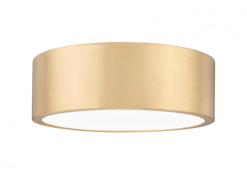 Z-Lite Coronado 1 Light Flush Mount in Brushed Nickel Finish Model: 1017F12-BN-LED
