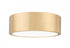 Z-Lite Coronado 1 Light Flush Mount in Brushed Nickel Finish Model: 1017F12-BN-LED