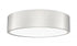 Z-Lite Coronado 1 Light Flush Mount in Brushed Nickel Finish Model: 1017F16-BN-LED
