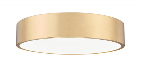 Z-Lite Coronado 1 Light Flush Mount in Brushed Nickel Finish Model: 1017F20-BN-LED