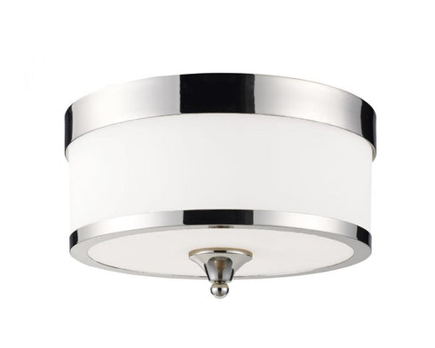 Z-Lite Cosmopolitan 3 Light Flush Mount in Chrome Finish Model: 307F-CH
