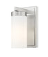 Z-Lite Danica 1 Light Wall Sconce in Brushed Nickel Finish Model: 3044-1S-BN