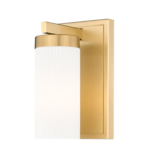 Z-Lite Danica 1 Light Wall Sconce in Brushed Nickel Finish Model: 3044-1S-BN