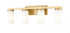 Z-Lite Danica 4 Light Vanity in Brushed Nickel Finish Model: 3044-4V-BN
