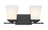 Z-Lite Darcy 2 Light Vanity in Matte Black Finish Model: 1939-2V-MB