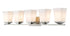 Z-Lite Darcy 5 Light Vanity in Brushed Nickel Finish Model: 1939-5V-BN