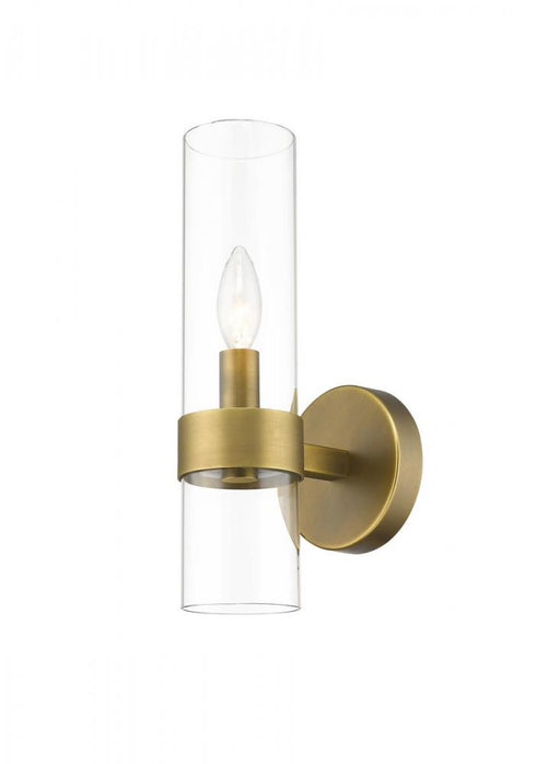 Z-Lite Datus 1 Light Wall Sconce in Matte Black Finish Model: 4008-1S-MB