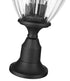 Z-Lite Davina 3 Light Outdoor Pier Mounted Fixture in Black Finish Model: 5016PHMR-553PM-BK
