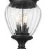 Z-Lite Davina 3 Light Outdoor Post Mounted Fixture in Black Finish Model: 5016PHMR-5011P-BK
