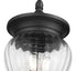 Z-Lite Davina 3 Light Outdoor Post Mounted Fixture in Black Finish Model: 5016PHMR-5012P-BK