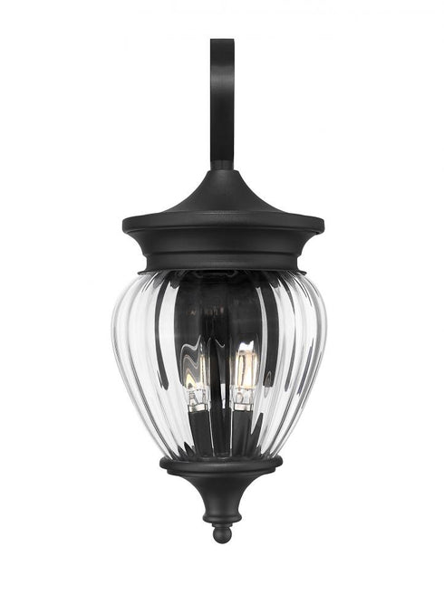 Z-Lite Davina 3 Light Outdoor Wall Light in Black Finish Model: 5016M-BK