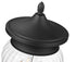 Z-Lite Davina 4 Light Outdoor Pier Mounted Fixture in Black Finish Model: 5016PHBR-553PM-BK