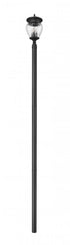 Z-Lite Davina 4 Light Outdoor Post Mounted Fixture in Black Finish Model: 5016PHBR-5009P120-BK