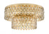Z-Lite Dealey 12 Light Flush Mount in Heirloom Brass Finish Model: 822F24-HB
