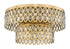 Z-Lite Dealey 12 Light Flush Mount in Heirloom Brass Finish Model: 822F24-HB