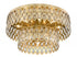 Z-Lite Dealey 12 Light Flush Mount in Heirloom Brass Finish Model: 822F24-HB