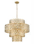 Z-Lite Dealey 13 Light Chandelier in Heirloom Brass Finish Model: 822P26-HB