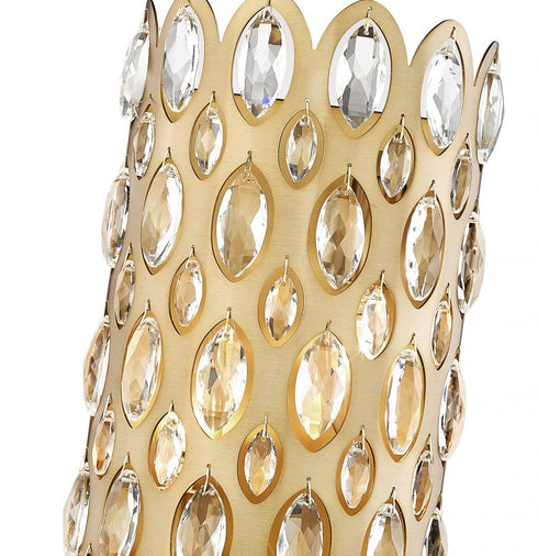 Z-Lite Dealey 2 Light Wall Sconce in Heirloom Brass Finish Model: 822-2S-HB