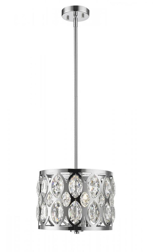 Z-Lite Dealey 3 Light Chandelier in Chrome Finish Model: 6010-12CH