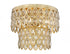 Z-Lite Dealey 5 Light Flush Mount in Heirloom Brass Finish Model: 822F15-HB
