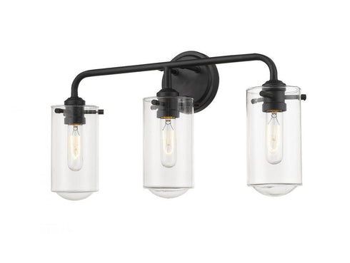 Z-Lite Delaney 3 Light Vanity in Brushed Nickel Finish Model: 471-3V-BN