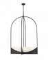 Z-Lite Devon 8 Light Chandelier in Matte Black Finish Model: 1947-48MB