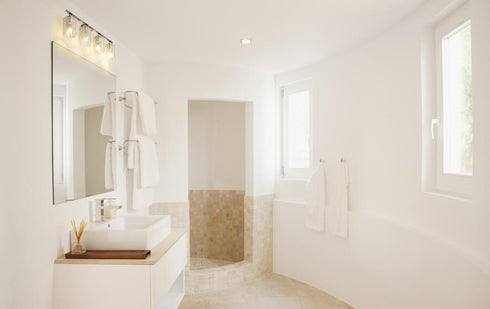 Z-Lite Dover Street 4 Light Vanity in Polished Nickel Finish Model: 1934-4V-PN