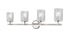 Z-Lite Dover Street 4 Light Vanity in Polished Nickel Finish Model: 1934-4V-PN