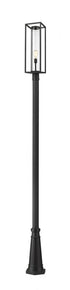 Z-Lite Dunbroch 1 Light Outdoor Post Mounted Fixture in Black Finish Model: 584PHBR-519P-BK
