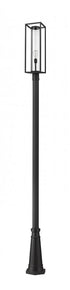 Z-Lite Dunbroch 1 Light Outdoor Post Mounted Fixture in Black Finish Model: 584PHBR-519P-BK