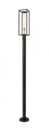 Z-Lite Dunbroch 1 Light Outdoor Post Mounted Fixture in Black Finish Model: 584PHBR-567P-BK