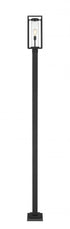 Z-Lite Dunbroch 1 Light Outdoor Post Mounted Fixture in Black Finish Model: 584PHMS-536P-BK