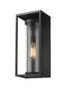 Z-Lite Dunbroch 1 Light Outdoor Wall Light in Black Finish Model: 584M-BK