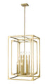 Z-Lite Easton 12 Light Chandelier in Matte Black Finish Model: 3038-12MB