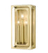 Z-Lite Easton 3 Light Wall Sconce in Matte Black Finish Model: 3038-3S-MB