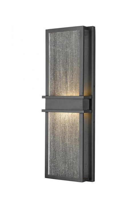 Z-Lite Eclipse 2 Light Outdoor Wall Light in Black Finish Model: 577B-BK-LED