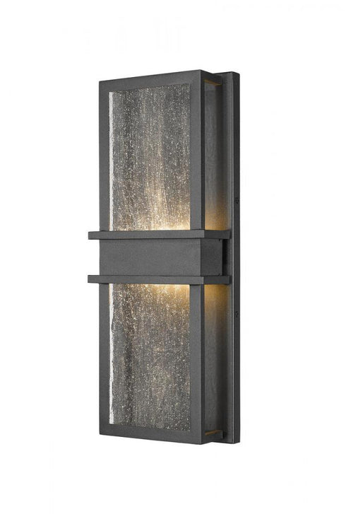 Z-Lite Eclipse 2 Light Outdoor Wall Light in Black Finish Model: 577M-BK-LED