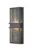 Z-Lite Eclipse 2 Light Outdoor Wall Light in Black Finish Model: 577M-BK-LED