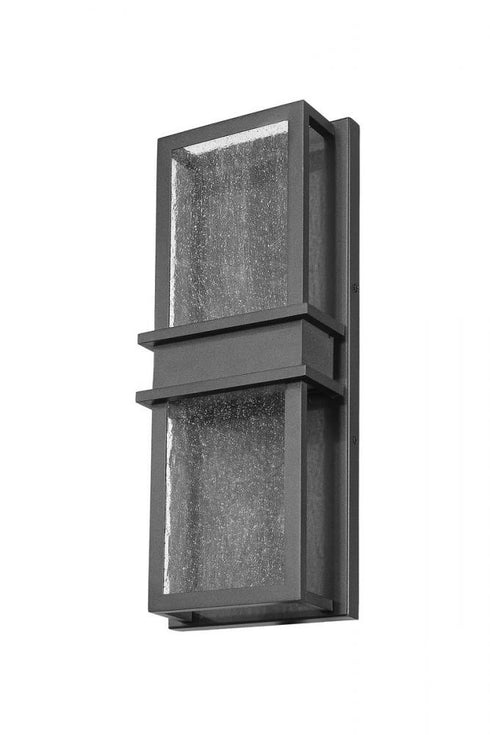 Z-Lite Eclipse 2 Light Outdoor Wall Light in Black Finish Model: 577M-BK-LED