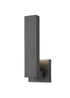 Z-Lite Edge 1 Light Outdoor Wall Light in Black Finish Model: 576S-BK-LED
