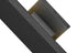 Z-Lite Edge 2 Light Outdoor Wall Light in Black Finish Model: 576S-2-BK-LED