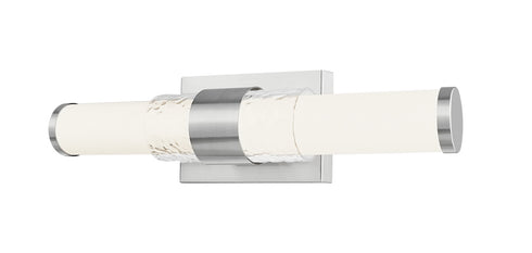 Z-Lite Egon 1 Light Vanity in Brushed Nickel Finish Model: 1015-18W-BN-LED